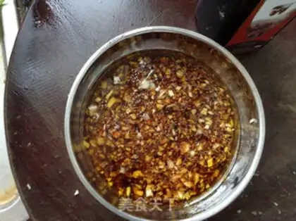 Make Garlic fans steaming doll food step 3