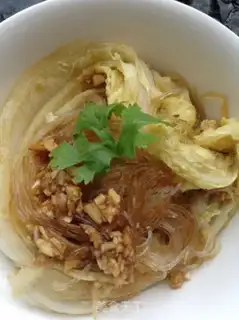 Make Garlic fans steaming doll food step 5