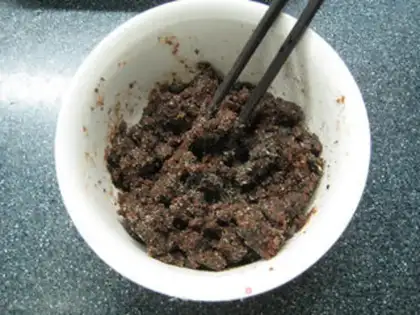 Make Pumpkin black-sesame-saloon step 8