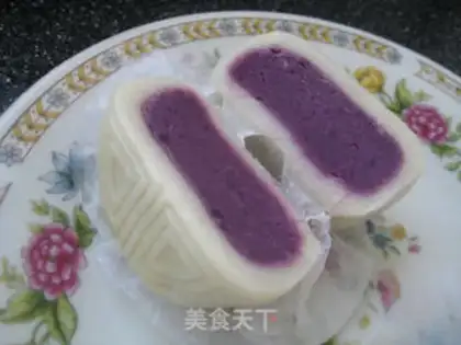 Make Milky potato ice-cream mooncake step 19