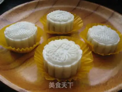 Make Milky potato ice-cream mooncake step 20