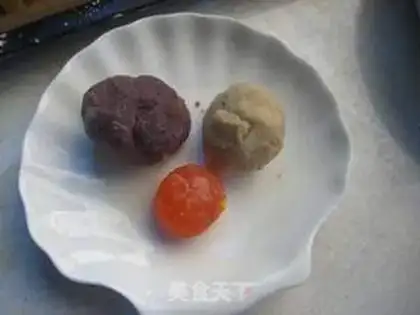 Make Red bean omelet step 1