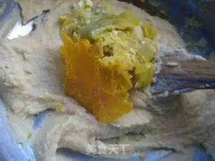 Make Gold and milk and yellow moon cake step 11