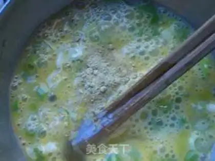 Make Eggs and clams step 6