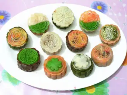 Make Frozen mooncake step 15