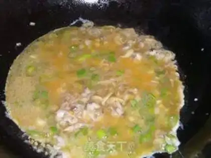 Make Eggs and clams step 9