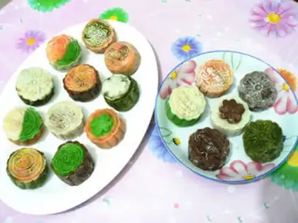 Make Frozen mooncake step 16