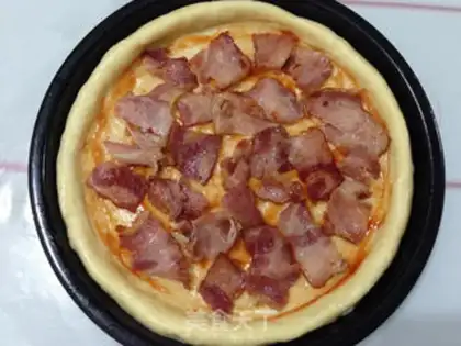 Make Bacon pine pizza step 10