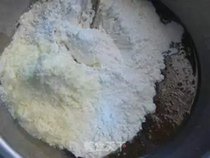 Make Cinnamon bean mooncake step 8