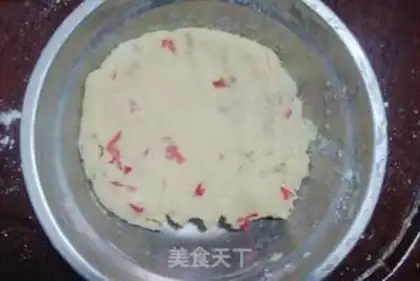 Make The flower rose mooncake step 4