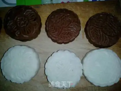Make Coco Ice Mooncake step 9