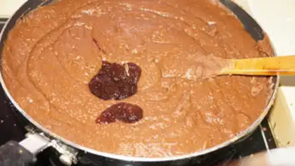 Make Red Bean Sand rose pie step 8