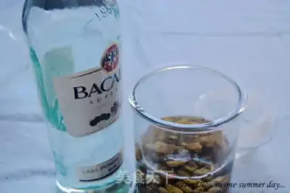Make Rum caviar step 1