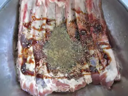 Make Honeybread ribs step 1