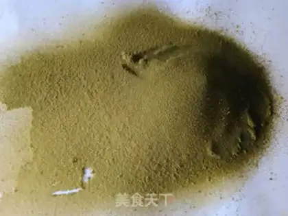 Make Homemade green tea powder step 5
