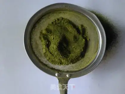 Make Homemade green tea powder step 6