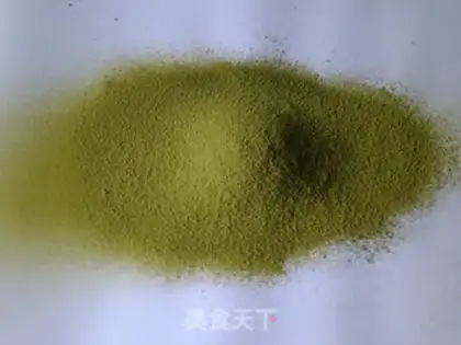 Make Homemade green tea powder step 7
