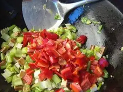 Make Sweet pepper celery step 3