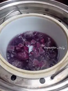 Make Purple potato silver ear soup step 5