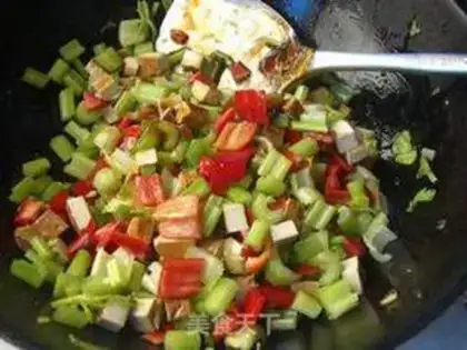 Make Sweet pepper celery step 5