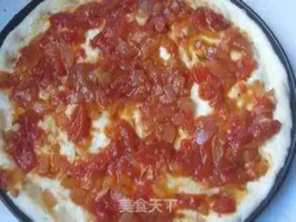 Make Squid belt. Seafood pizza step 10