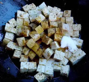Make Spicy tofu step 4