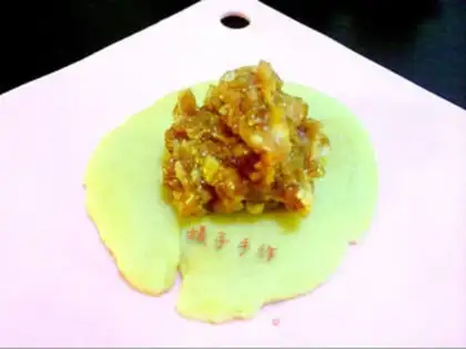 Make Fresh meat mooncake step 13