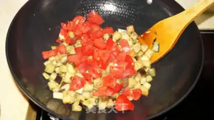 Make Tomato fried eggplant step 4