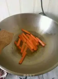 Make Hot fried rice cake step 2