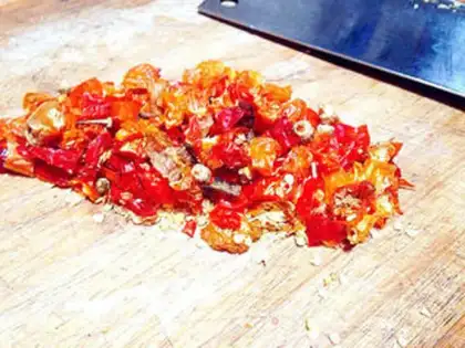 Make Dry spicy fish step 3