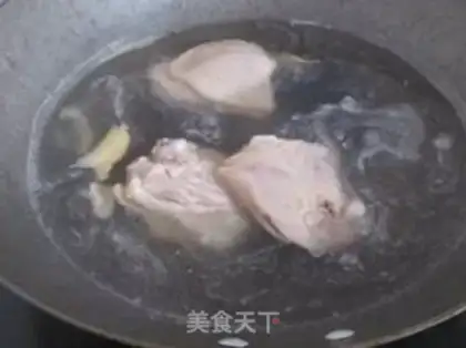 Make The cold hand tore the chicken step 0