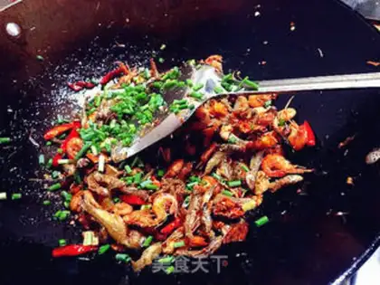 Make Dry spicy fish step 15