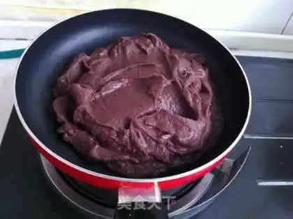Make Red bean pie step 2
