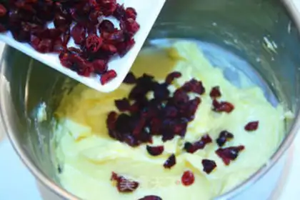 Make Cranberry cookies step 3