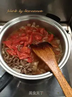Make Western red soup step 6