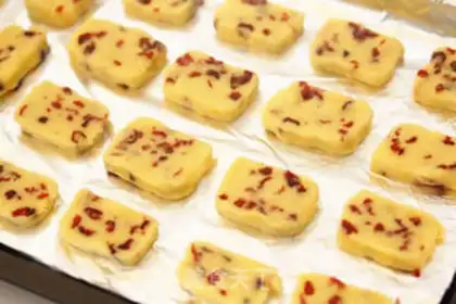 Make Cranberry cookies step 6
