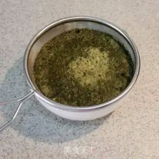 Make Mint bean mooncake step 1