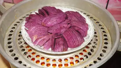 Make Potato roses step 2