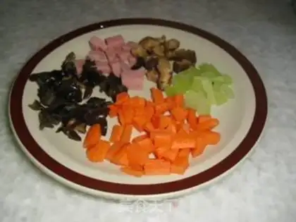 Make Five-coloured chicken step 1