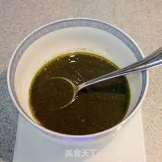 Make Mint bean mooncake step 2