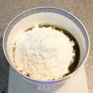 Make Mint bean mooncake step 3