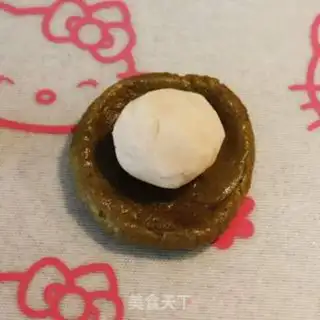 Make Mint bean mooncake step 6