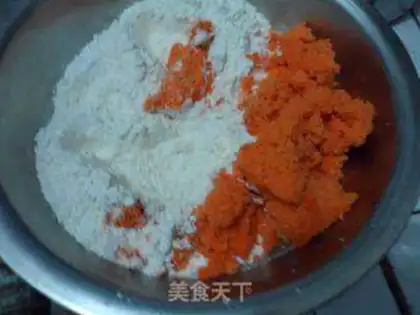Make Carrot rolls step 1