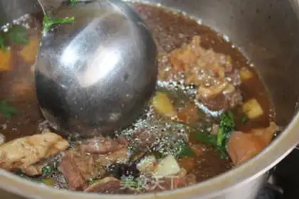 Make Beef ramen step 1