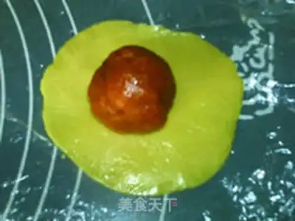 Make Ice pumpkin mooncake step 8
