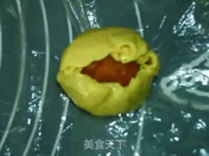 Make Ice pumpkin mooncake step 9