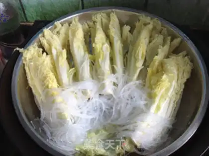 Make Garlic fans steaming doll food step 2