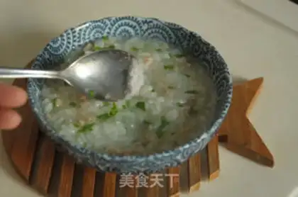 Make Chicken and vegetable congee step 6