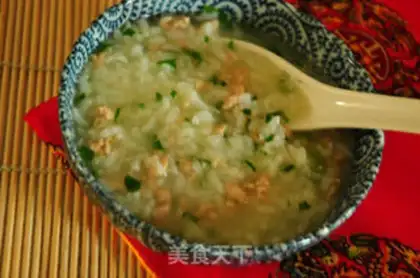 Make Chicken and vegetable congee step 7