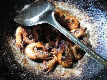 Make The red shrimp step 8